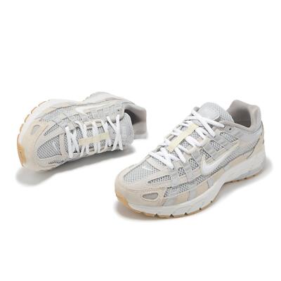 que shoes シルバー Nike Wmns P-6000 Beige Grey Women Lifestyle Casual Shoes