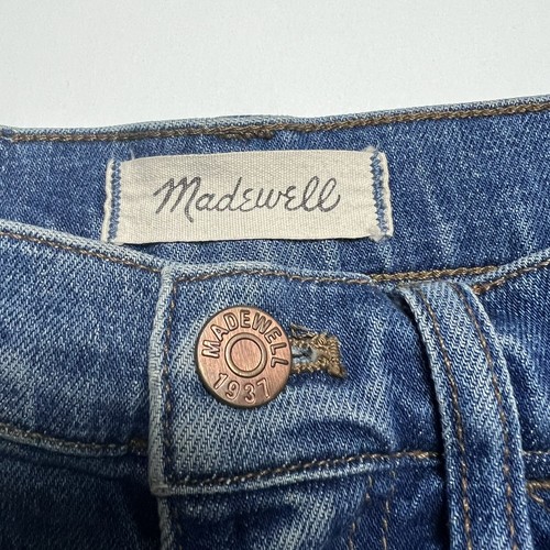 Madewell (F1600) Wide-Leg Crop Stretch Jeans Colvin Wash Women's Size: 25 - Picture 7 of 8