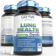 Quit Smoking Aid - Lung Cleanse & Detox Pills - Made in USA - Helps to Clear Lun