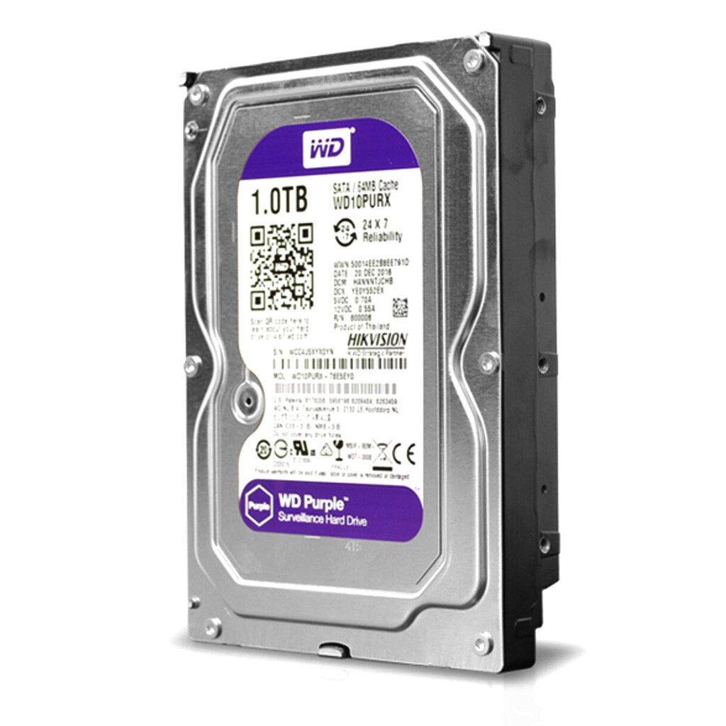 Western Digital HDD 3.5インチ1TB WD PURX Western Digital 1TB,WD10PURX 5400RPM SATA 3.5 inch Internal HDD