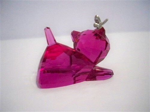 美品⭐️ スワロフスキー Emily 猫 置物 the lovlots ピンク 美品⭐️ スワロフスキー Emily 猫 置物 the lovlots ピンク