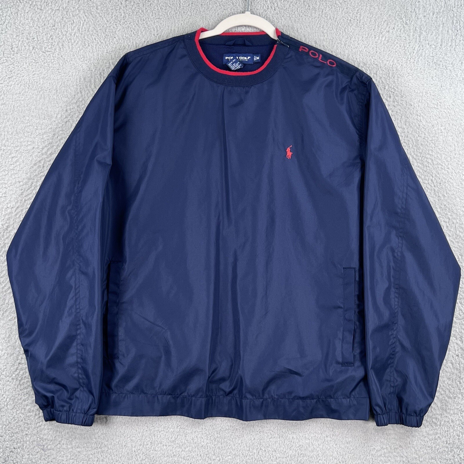 Polo Golf Ralph Lauren pullover da uomo blu navy medio pony rosso