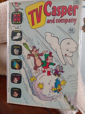 TV Casper & Co. #40 (Harvey April 1973) Silver Age Comic Giant Size