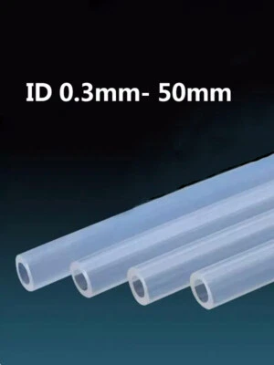 OHNE MARKENBEZEICHNUNG Tubo flessibile in silicone trasparente 0,3-50 mm resistente alle alte temperature tubo trasparente