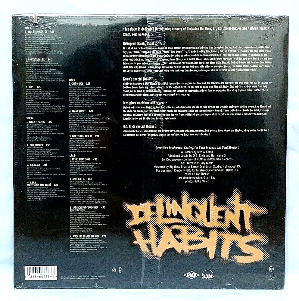 (LP) Delinquent Habits – Delinquent Habits, OG Press, Seald