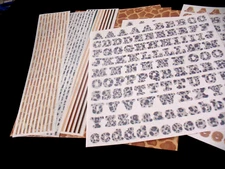 Creative Memories Lot Making Tracks  Pack, shortcuts neutral, pkg paper black