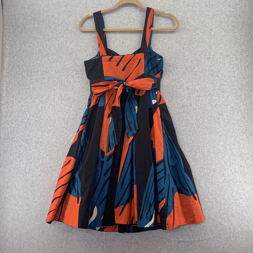 Anthropologie Maeve Sun Dress Womens 2 Abstract Print Fragmented Pipeline EUC - Picture 11 of 14