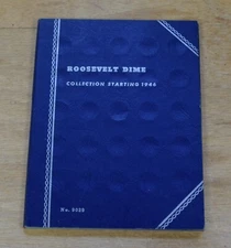 Whitman Roosevelt Dime Collection Book - Collection Starting 1946 - #9029