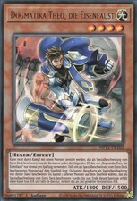 YuGiOh Dogmatika Theo, die Eisenfaust MP21-DE102 Ultra Rare Neu 1st