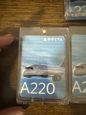 2019 RARE Airbus A220 Vertical #51 Delta Airline Pilot Trading Card