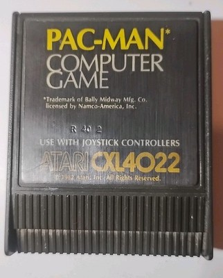 Pac-Man Atari CXL4022 Cartridge Atari 400 800/XL/XE