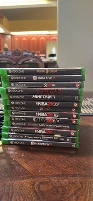Xbox One Game Lot NBA 2K, Minecraft, Mortal Kombat, Call of Duty, Multiplayer