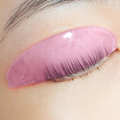 Flat Lash Lift Shields - Glueless & Super Sticky Silicone Pads for Eyelash Permi