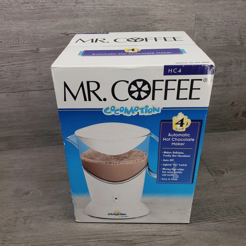 Máquina de chocolate caliente Mr. Coffee Cocomotion HC4 nueva sellada 2002 envío rápido Foto 3 de 4