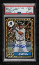 2022 Topps Series 1 14/15 Miguel Cabrera #T87C-31 PSA 9 MINT Auto 10no