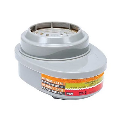 Combination Cartridge/Filter, Advantage, Bayonet, Magenta/Olive, MERSORB-P100,