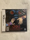 999: Nine Hours, Nine Persons, Nine Doors (Nintendo DS, 2010) SEALED NEW