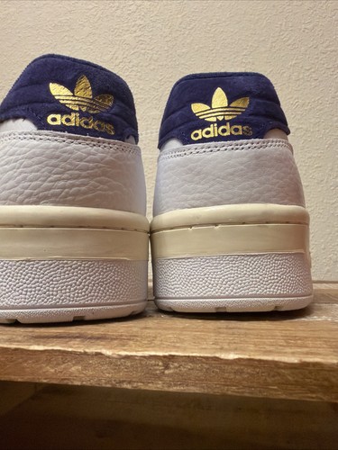 Adidas Uomo Rivalry Low Premium Taglia 13 Bianco Indaco Crema |GY5870| - Foto 8 di 10