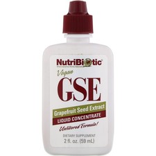 NutriBiotic, GSE, 2 Pack Grapefruit Seed Extract, Liquid Concentrate, 2 fl oz