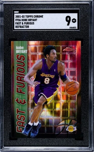 2001-02 Topps Chrome - Fast & Furious Kobe Bryant #FF06 Refractor SGC 9