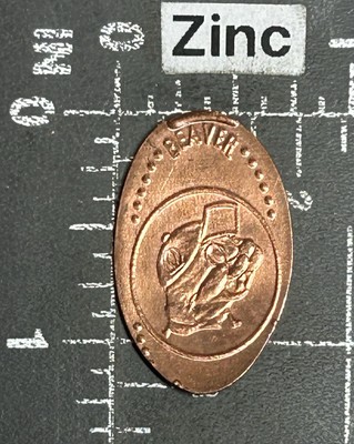 Buc-Ee S Biber Texas Tx Länglich Pressed Smashed Zerquetscht Souvenir Cent-Münze