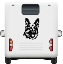 German Shepherd Car Wall Window Sticker Dog Animals Caravan Decals Motorhome Art