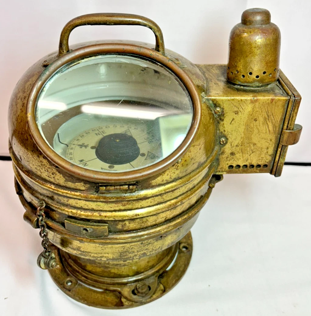 Antique Original WWI Antique Maritime Navigational Instruments for