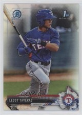 2017 Bowman Chrome Prospects Refractor 183/499 Leody Taveras #BCP158 1og