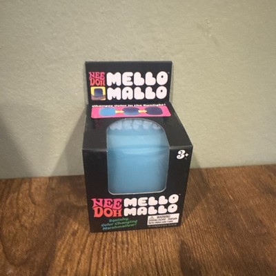 AUTHENTIC NeeDoh Mello Mallo Color Changing Squishy Nee Doh Mellow Mallow BLUE