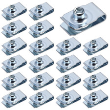 20 Pcs Extruded U Type Nuts, Stainless Steel U Clips 1/4"-20 U-nut Fastener