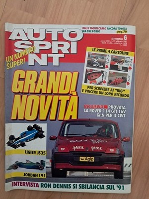 Autosprint 1991 Rover 114 GTi 16V Gruppe N - Wie viel kostet Peugeot 405 Mi6 Gr. A