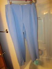 NWT women's high rise dress pants Nine West Size 16 light blue tapered leg