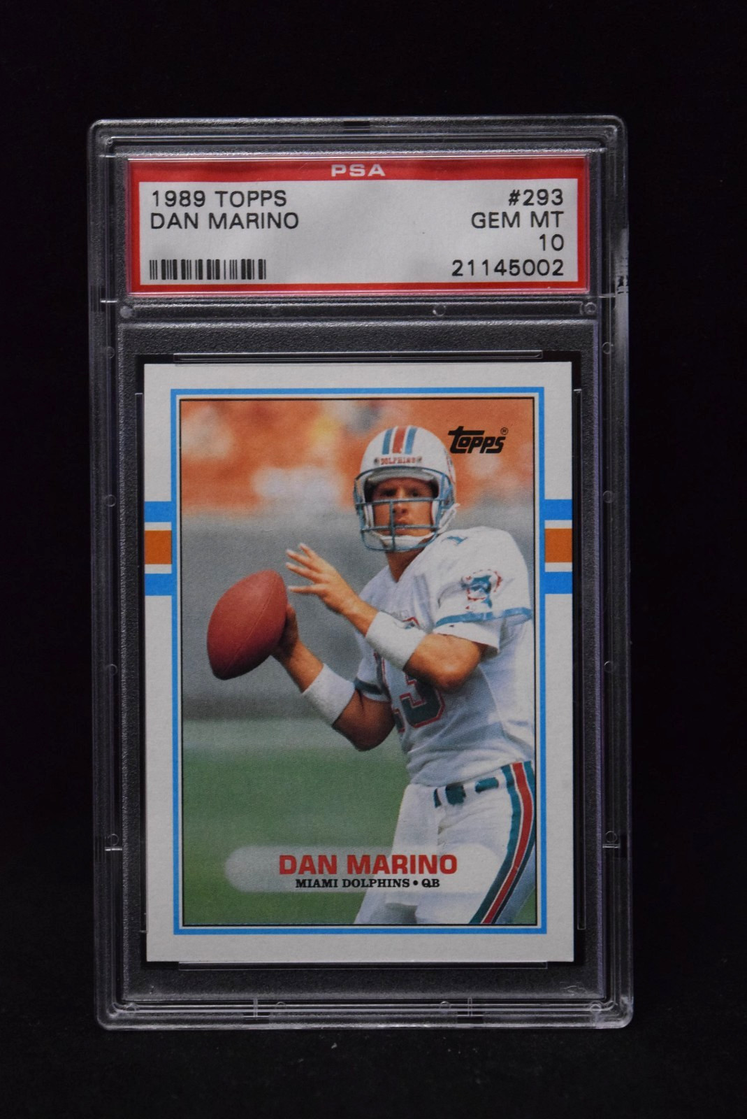 1989 Topps #293 DAN MARINO HOF PSA 10 Gem Mint
