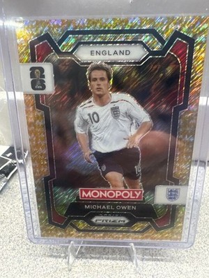 2026 Panini Prizm FIFA World Cup #26 Michael Owen – England, Gold