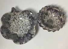 Pair Of Italian Ceramic Trinket Bowls 1985