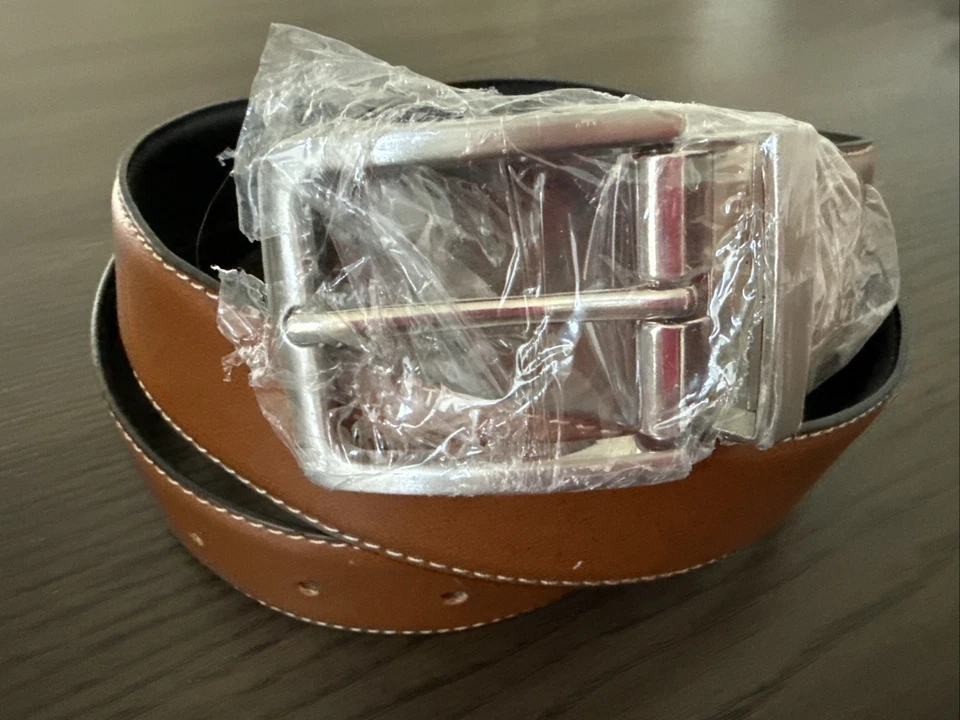 Steve Madden Hombre Vestido Informal Todos los Días Cinturón Cuero 40 Marrón Nuevo Foto 4 de 4