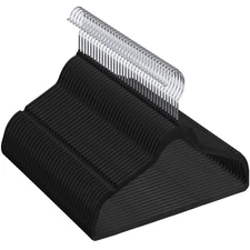 Velvet Hangers 100 Pack Non-Slip Suit Hangers with 360° Rotatable Hook for Pants