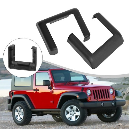 Pair Body Tailgate Hinges Cover Set for Jeep For Wrangler JK 2007 2018 - Picture 9 of 12