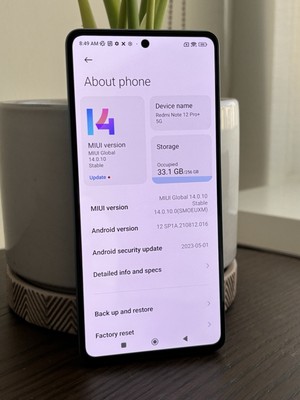 Xiaomi Redmi Note 12 PRO+ 5G 6.67  OLED 12GB RAM 256GB 200MP Unlocked Blue