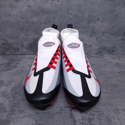NIKE Vapor Edge Pro 360 Football Cleats Mens‎ 10.5 White Red Black Grey NIKE Vapor Edge Pro 360 Football Cleats Mens 10.5 White Red  main image 4
