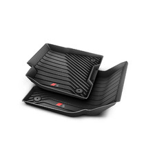 Original Audi Q6 e-tron "S" Fußmatten Set Allwetterschalen vorn hinten 4-teilig 