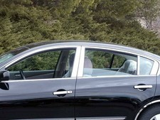Ss Window Trim 10pc Fits 2007-2012 Nissan Altima Wp27550 Qaa Ss Window Trim 10pc Fits 2007-2012 Nissan Altima Wp27550 Qaa
