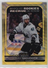 2021 O-Pee-Chee Platinum Marquee Rookies Neon Yellow Surge Jonah Gadjovich 7ci