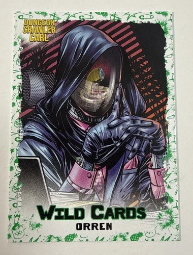 Borant Dungeon Crawler Carl Wild Cards Orren #65 Green Scribble Variant Card - product listing photo