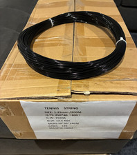 Tennis String Reel Black 17 Ga 200 Meters new