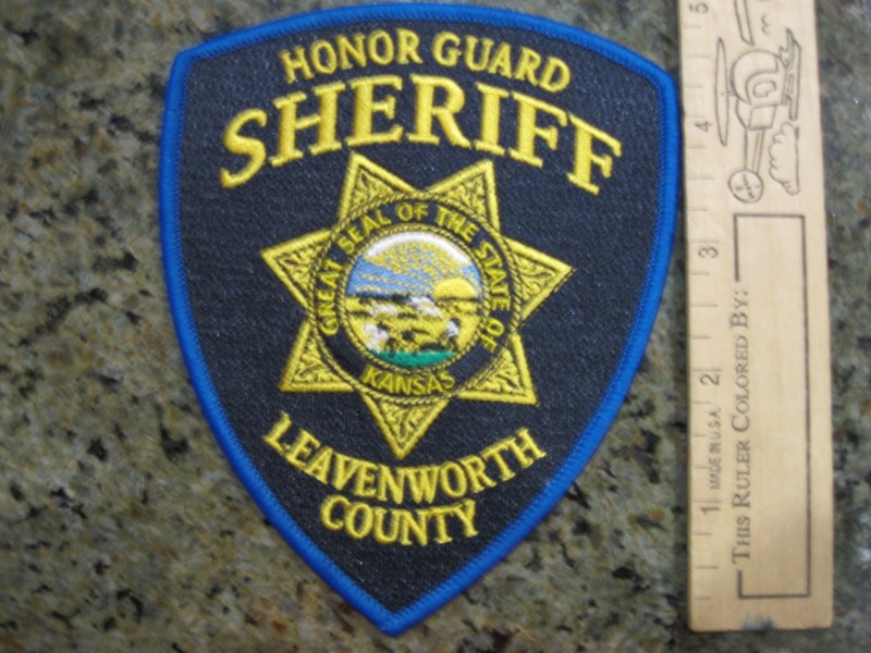 Leavenworth Co Sheriff Honor Guard Kansas Police patch KS