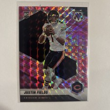 2021 Mosaic Justin Fields Pink Camo RC