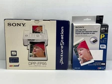 New-In-Box, Sony DPP-FP70 Digital Photo Printer And Cartridges 