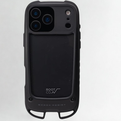 ROOT CO. GRAVITY Shock Resist +Hold Case for iPhone 17 Pro Max Black