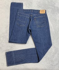 Vintage 1980 Levi  s 505 0917 Orange Tab Mens 35x36 Medium Wash Denim Jeans READ